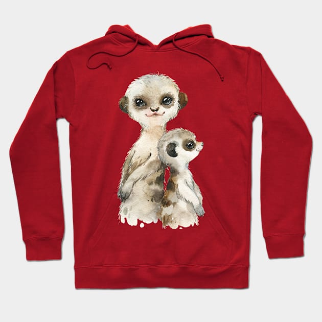 Cutest Meerkat Designs! Hoodie by Krisb1371